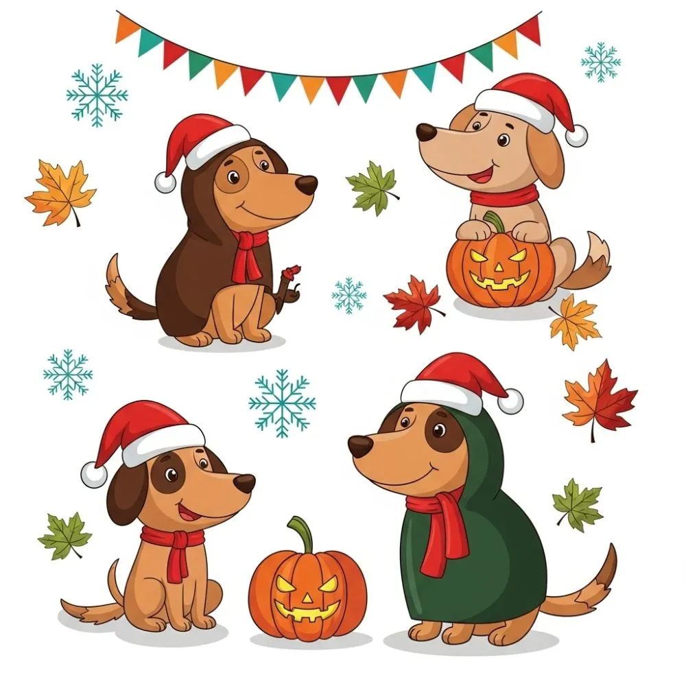 Seasonal Dog Puns
