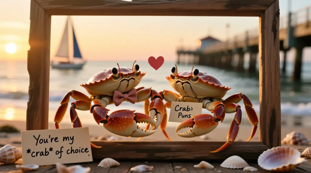 Romantic Crab Puns 