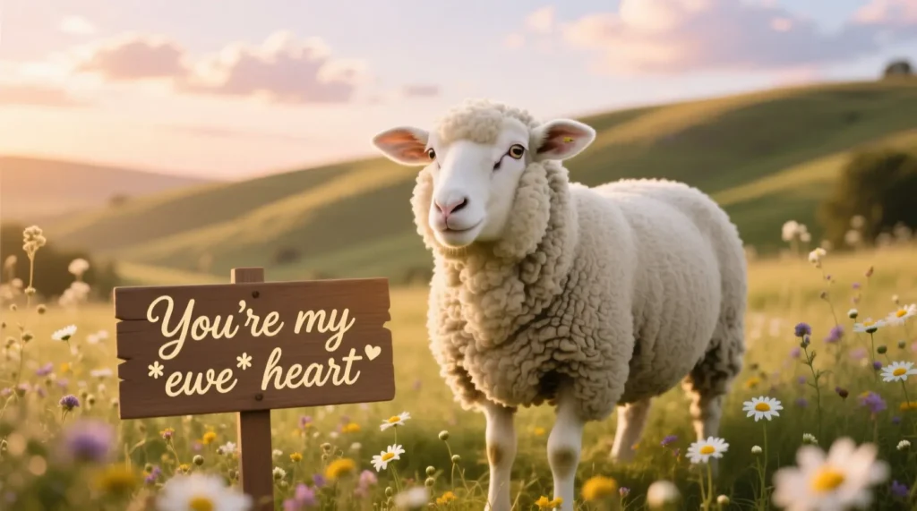 Romantic Sheep Puns 