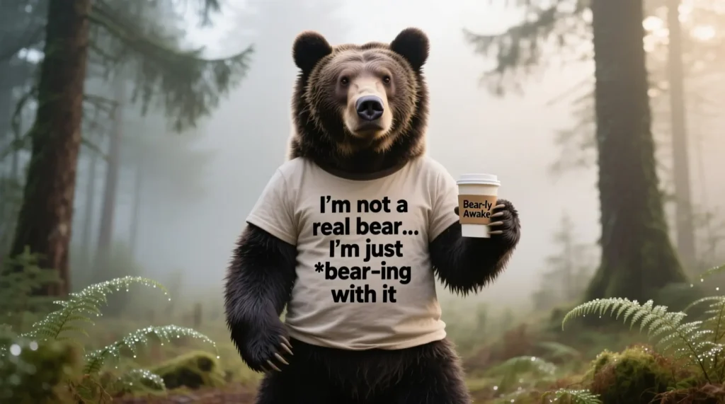 Sarcastic Bear Puns 