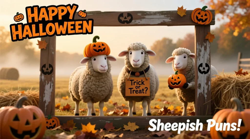 Seasonal Sheep Puns 