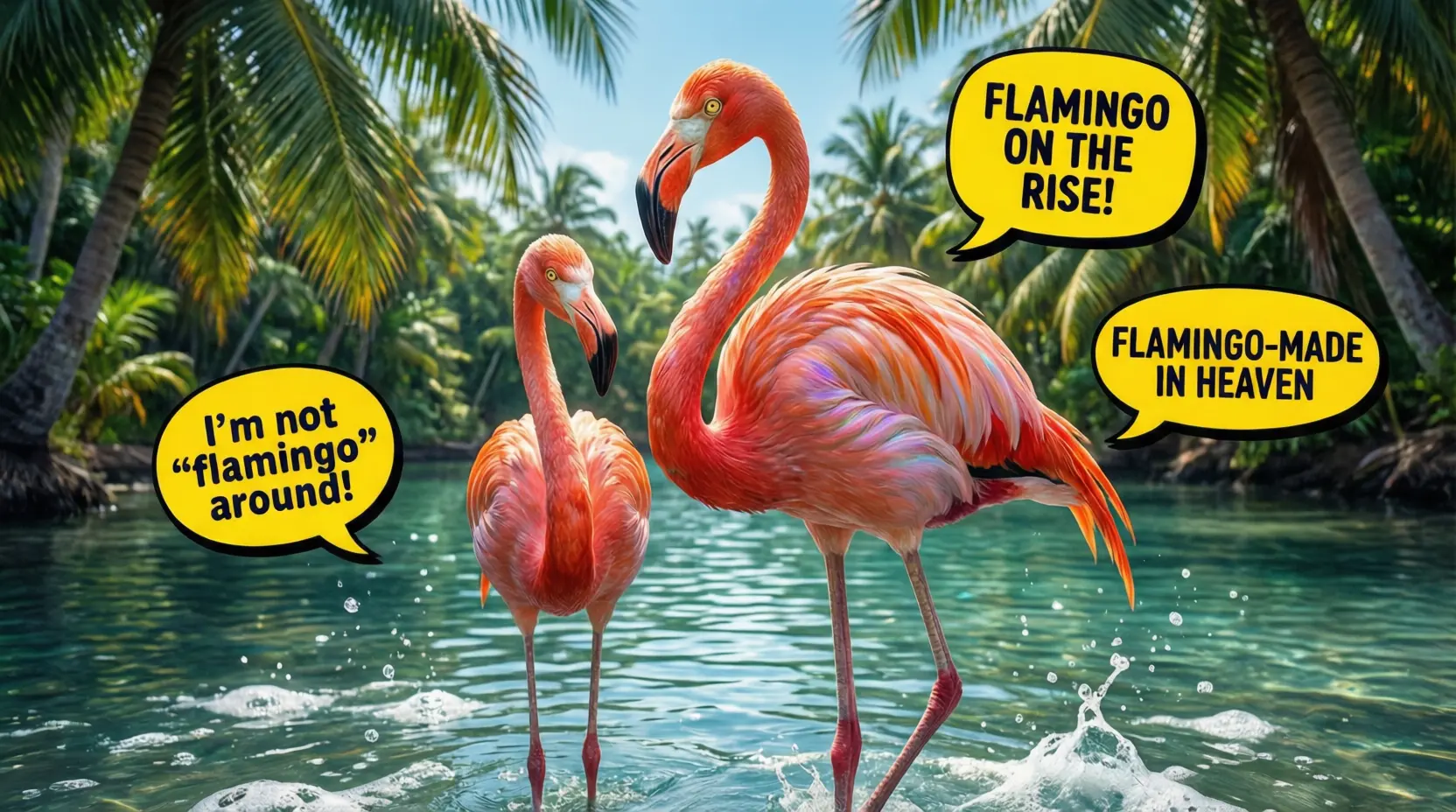 Flamingo Puns