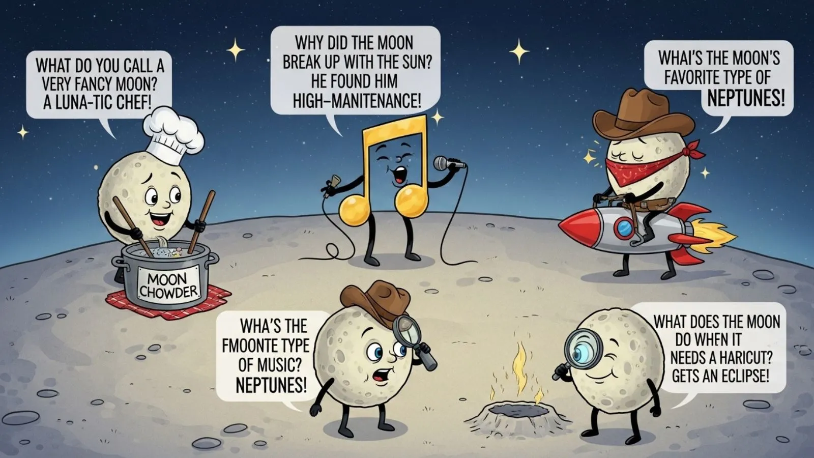 Moon Puns