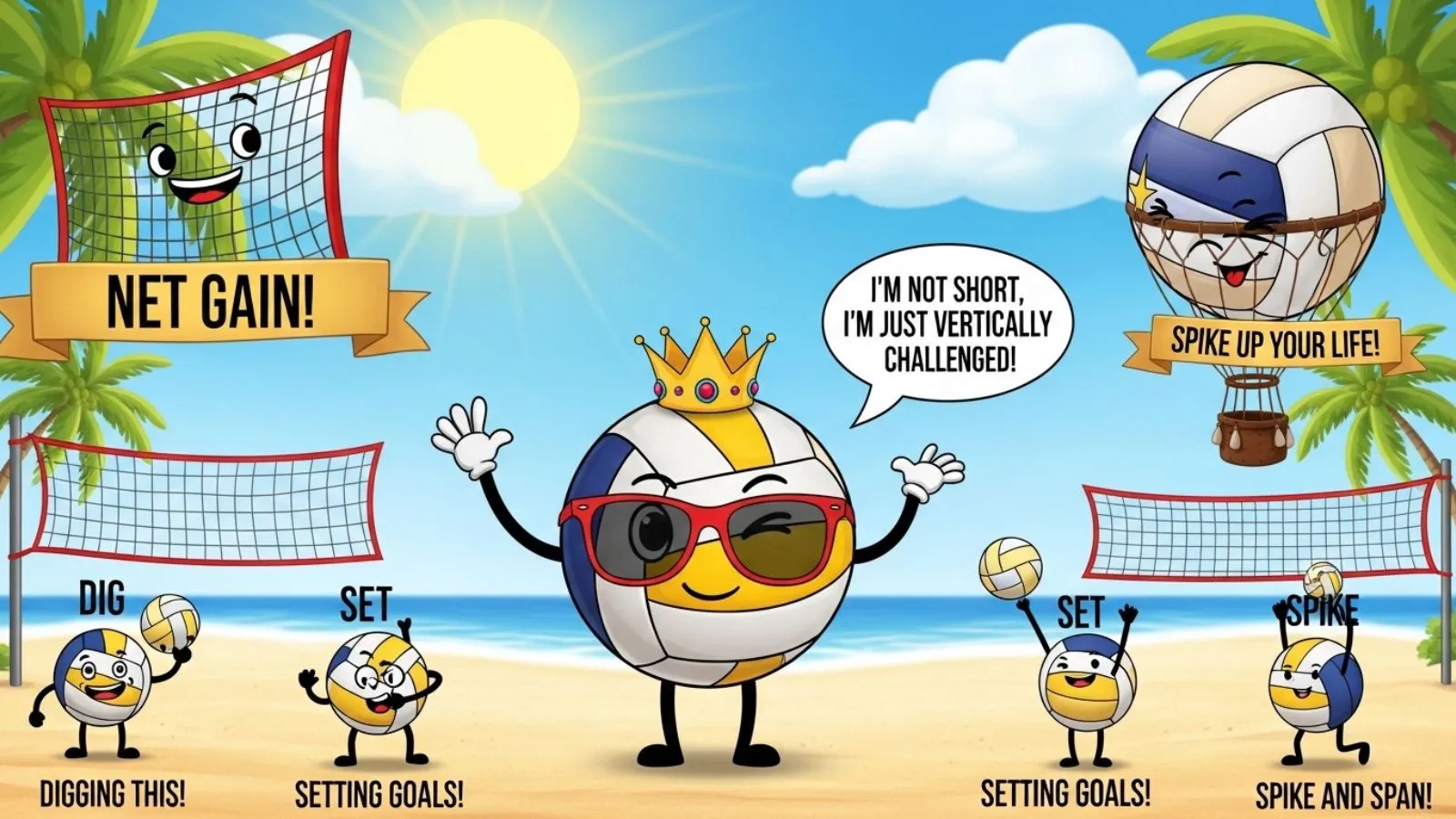 Volleyball Puns